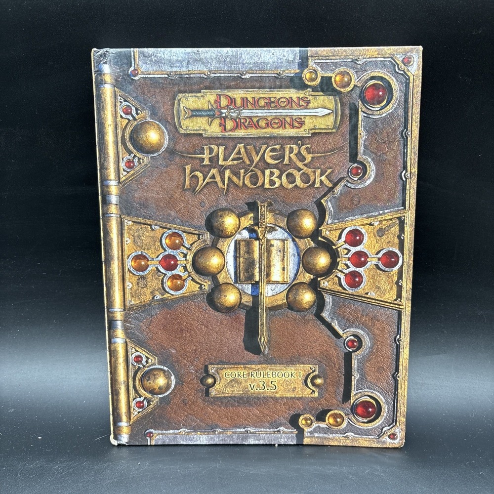 Dungeons & Dragons Players Handbook Core Rulebook 1 v.3.5 D&D DND Strategy Guide